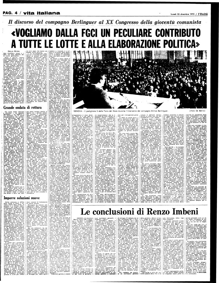 22 dicembre 1975 – 20° Congresso nazionale Fgci (Genova) – pag. 4