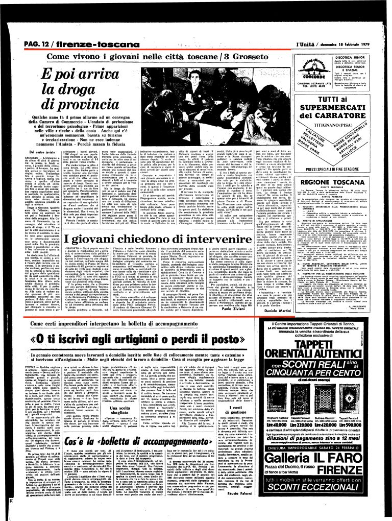 18 febbraio 1979 – E poi arriva la droga di provincia  