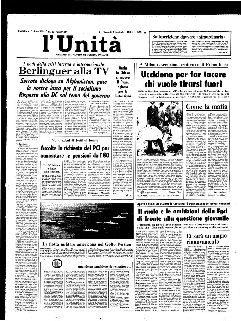 8 febbraio 1980 – Conferenza nazionale organizzazione (Rimini) – pag. 1