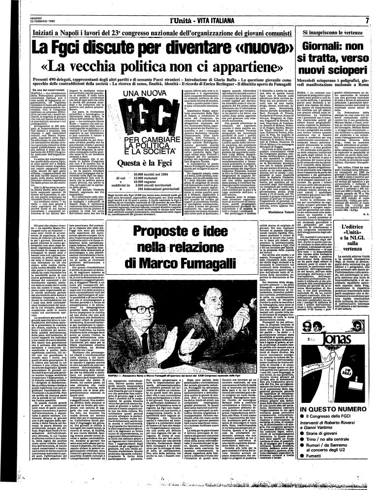 22 febbraio 1985 – 23° Congresso nazionale (Napoli) 2/2