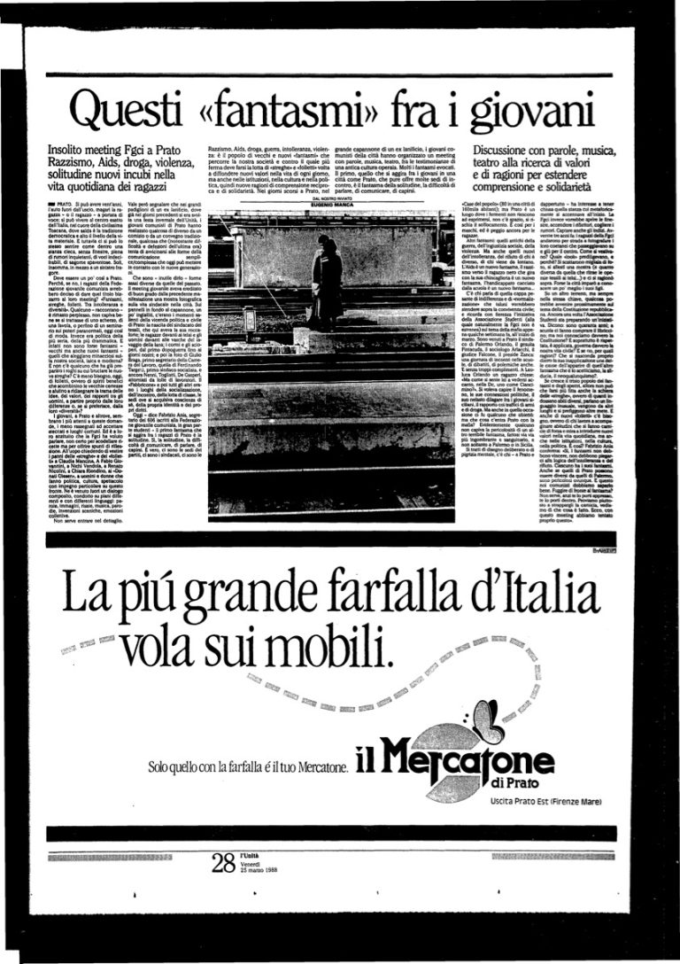 25 marzo 1988 – Questi fantasmi tra i giovani