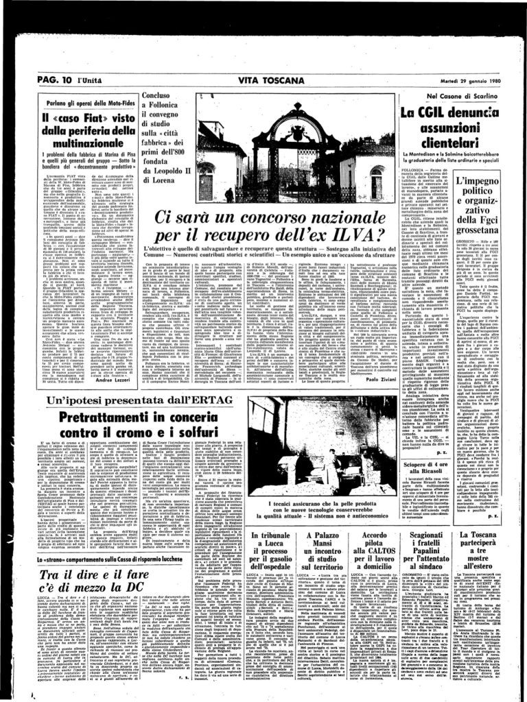 29 gennaio 1980 – L’impegno politico e organizzativo della Fgci grossetana