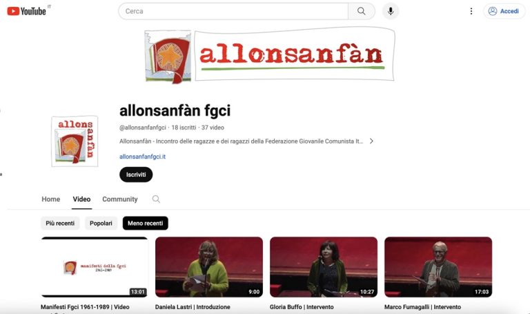 Allonsanfàn, tutti i riflessi filmati tutti